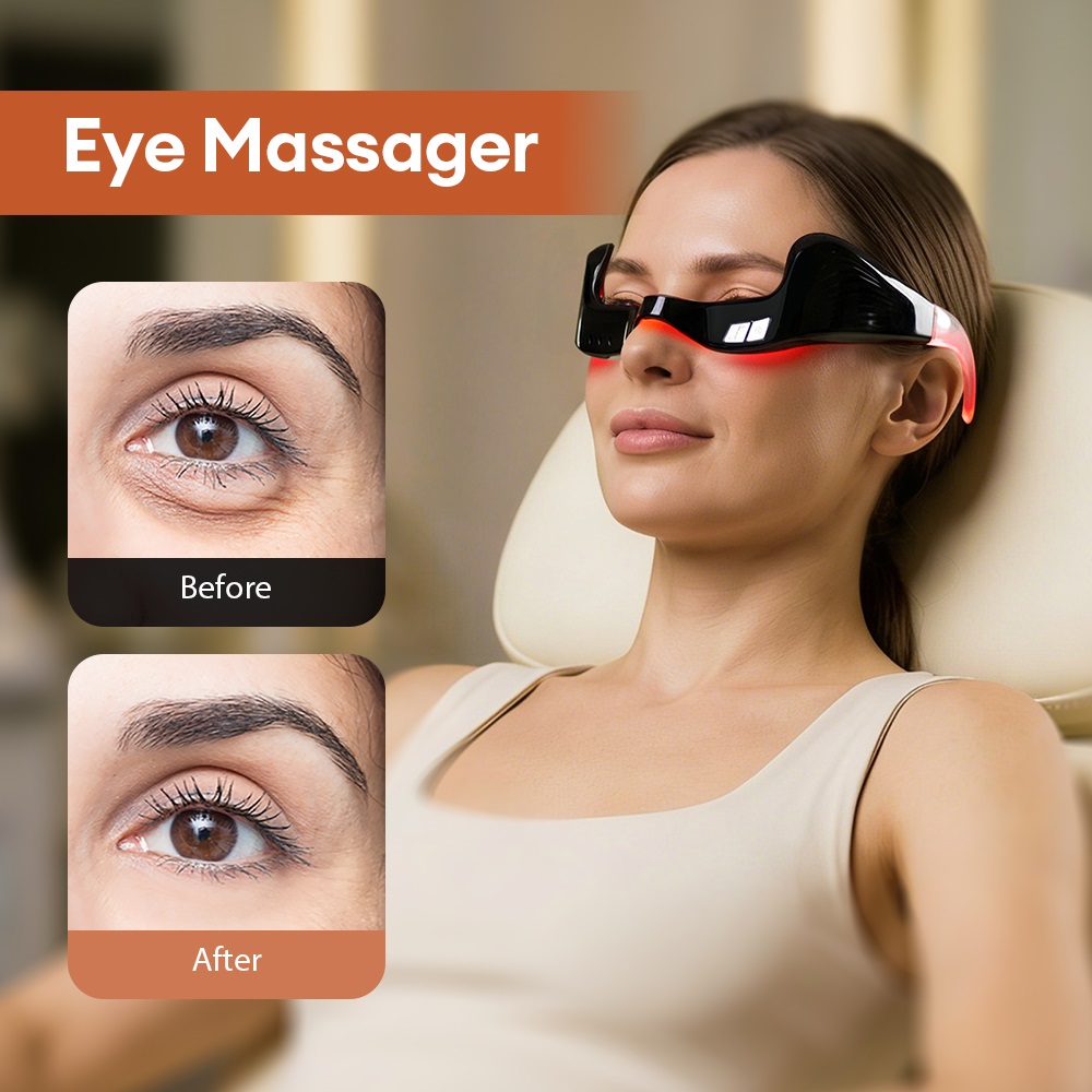 Light Therapy Glasses - Massaggiatore Elettrico per Occhi con Terapia